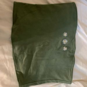 Green tube top